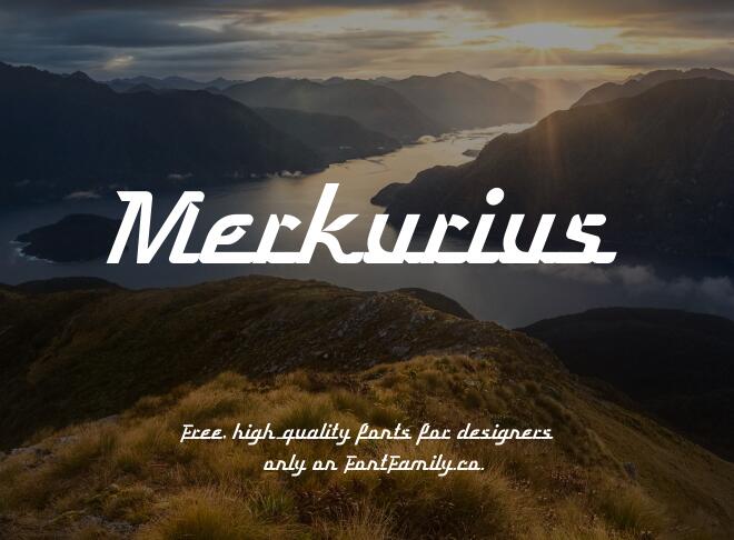 Merkurius Font