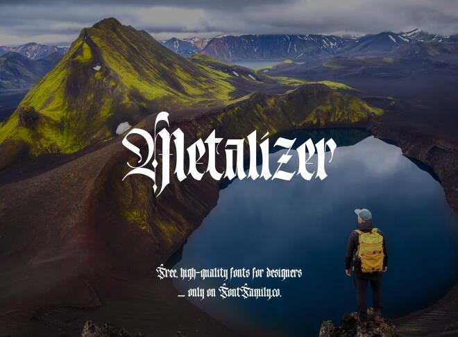 Metalizer Font
