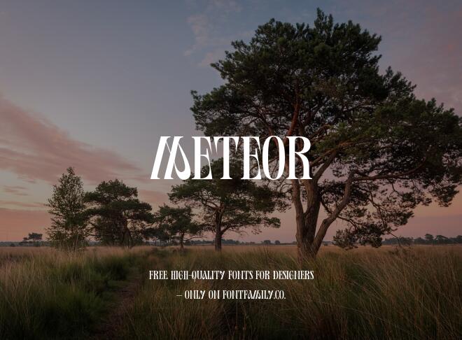 Meteor Font