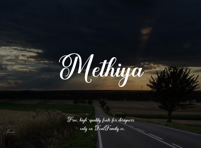 Methiya Font