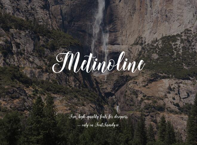 Metinoline Font