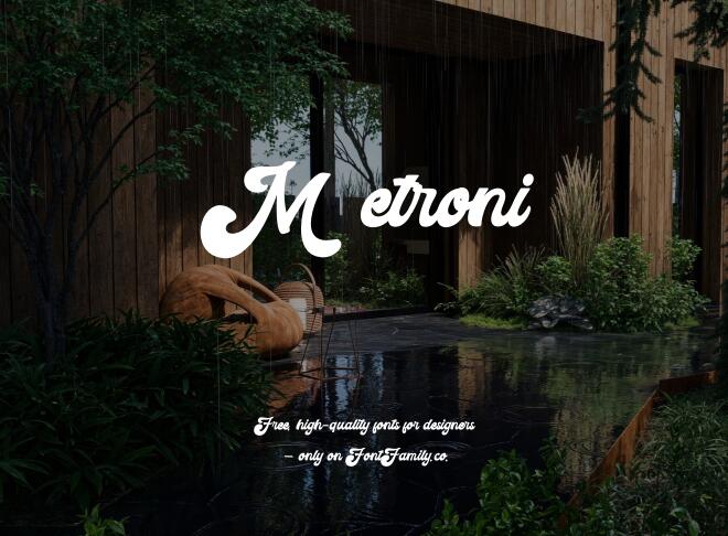 Metroni Font