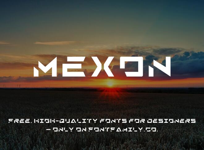 Mexon Font