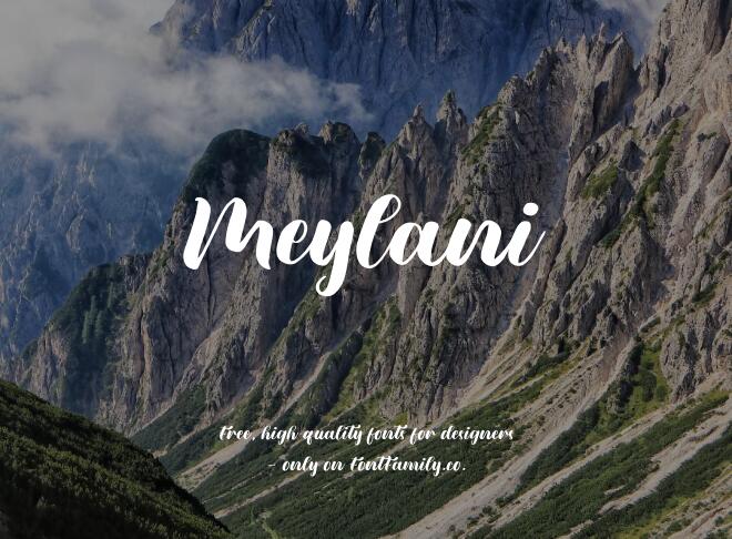Meylani Font