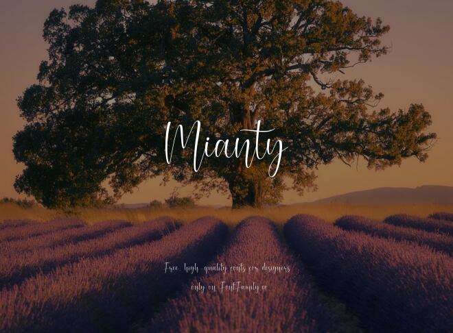 Mianty Font