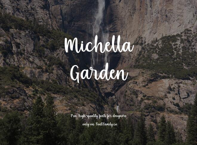 Michella Garden Font