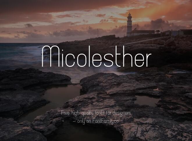 Micolesther Font