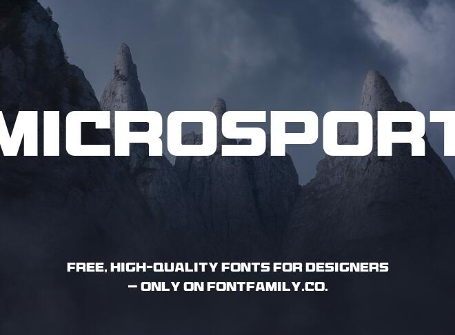 Microsport Font