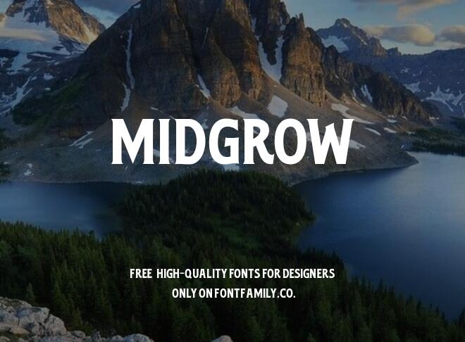 Midgrow Font