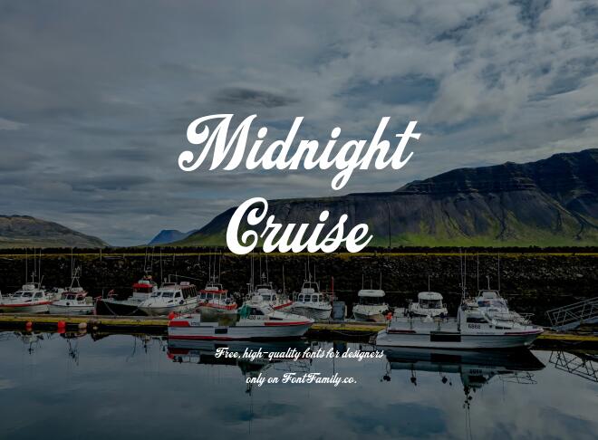 Midnight Cruise Font