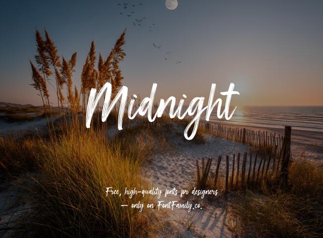 Midnight Font