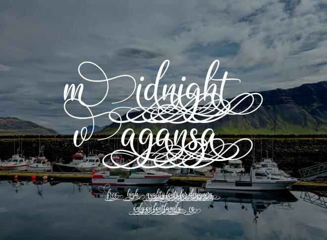 Midnight Vagansa Font