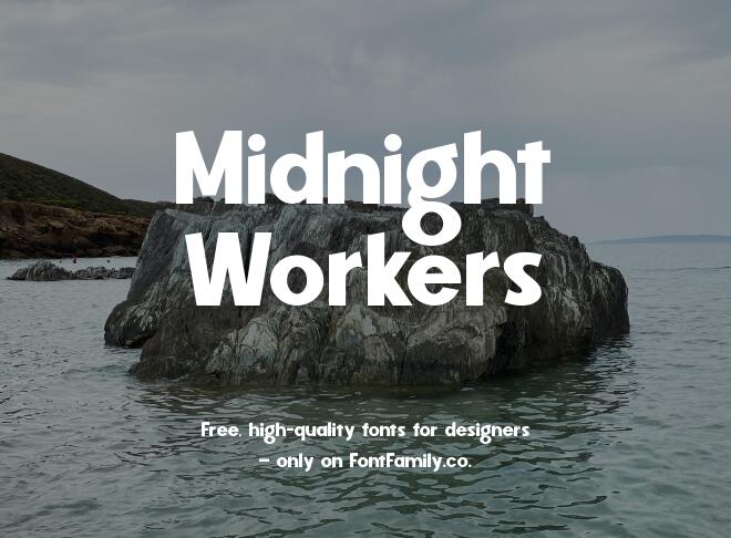 Midnight Workers Font