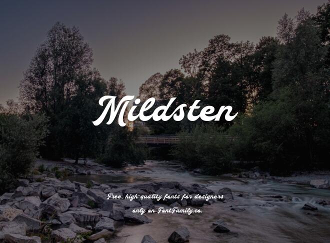 Mildsten Font