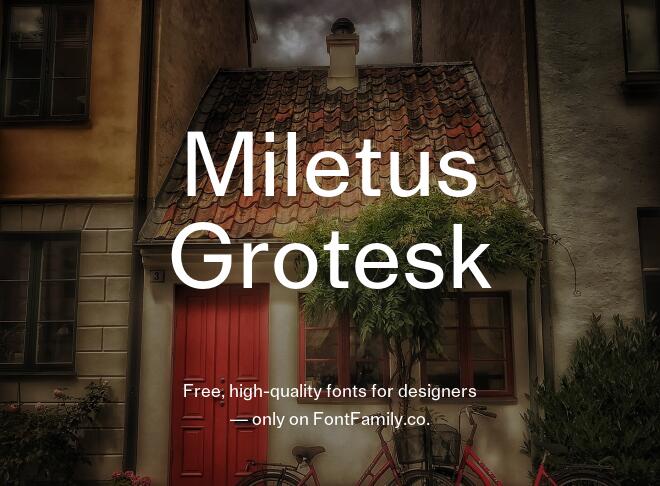 Miletus Grotesk Font