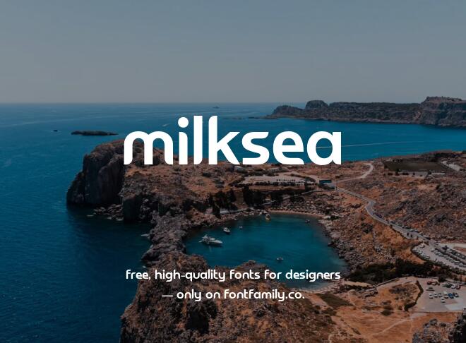 Milksea Font