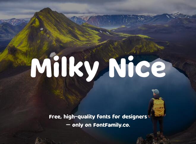 Milky Nice Font