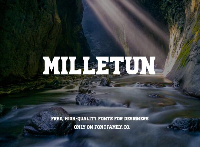 Milletun Font