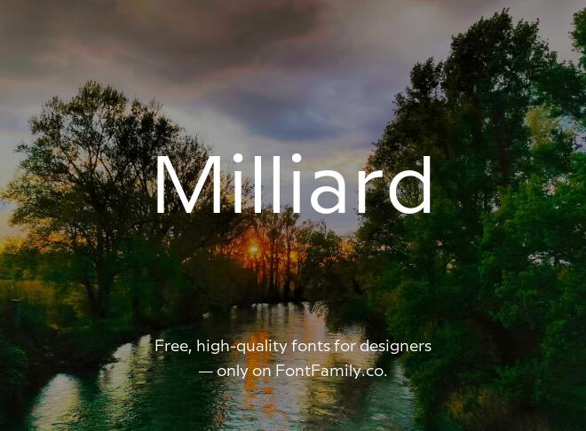 Milliard Font