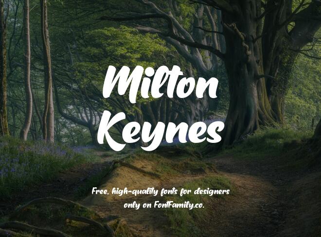 Milton Keynes Font