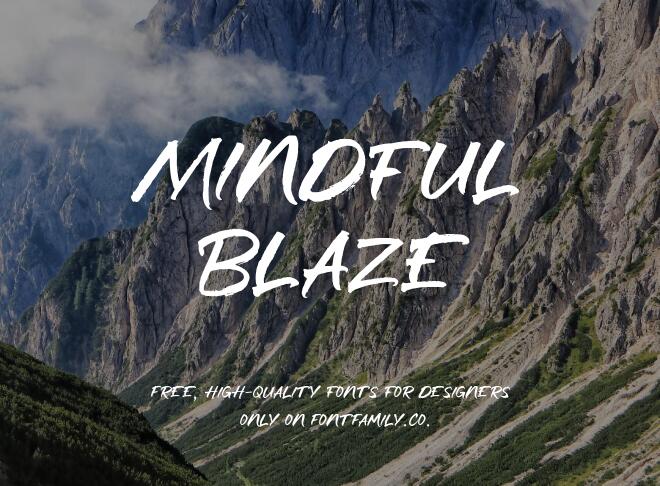 Mindful Blaze Font