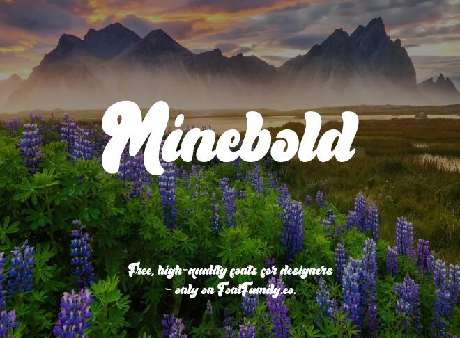 Minebold Font