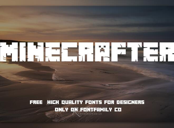 Minecrafter Font