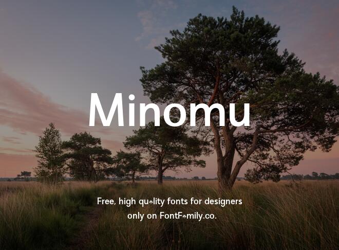 Minomu Font