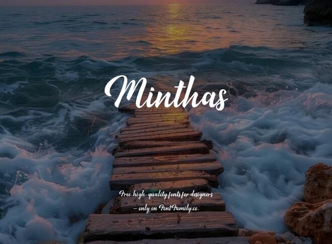 Minthas Font