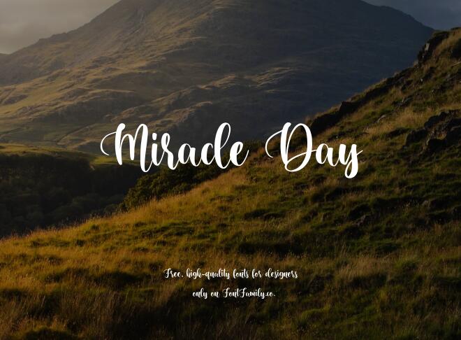 Miracle Day Font