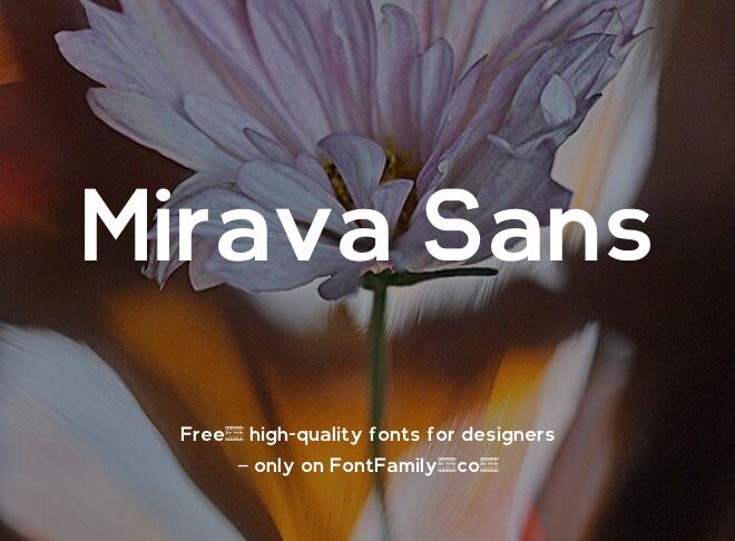 Mirava Sans Font