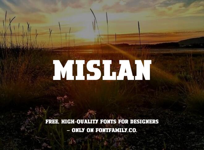 Mislan Font