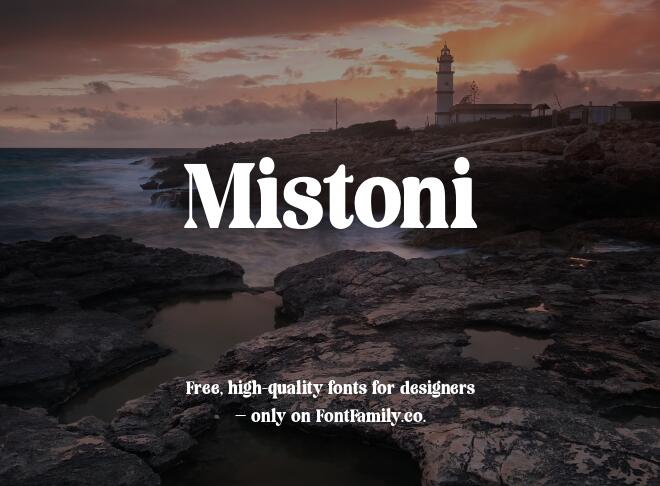 Mistoni Font