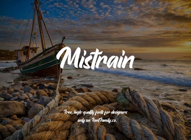 Mistrain Font