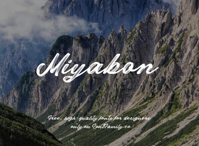 Miyabon Font