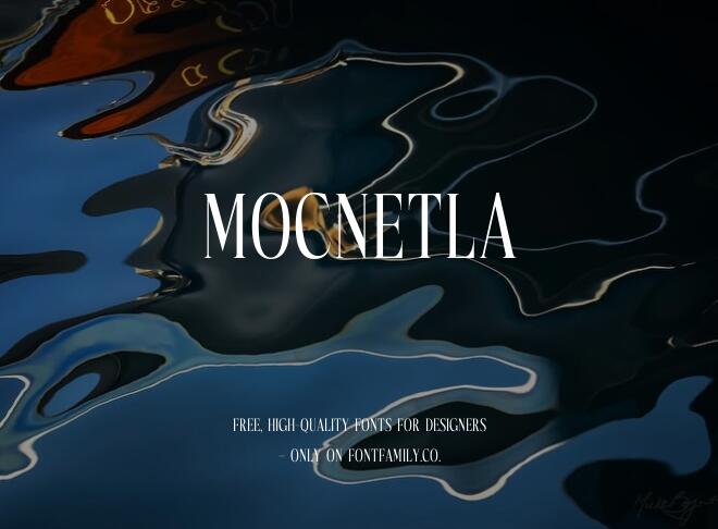 Mocnetla Font