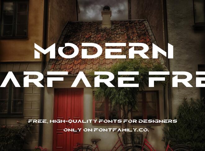 Modern Warfare Free Font