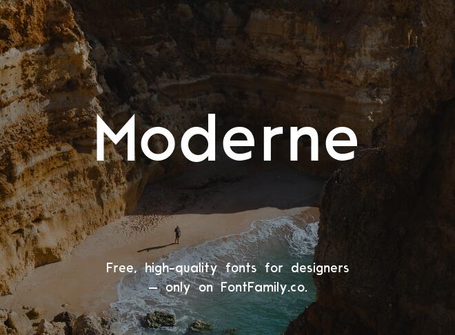 Moderne Font