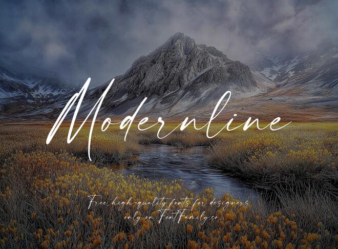 Modernline Font