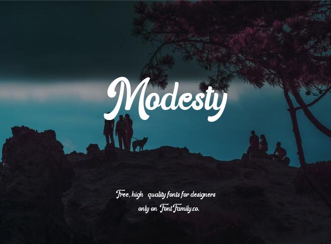 Modesty Font