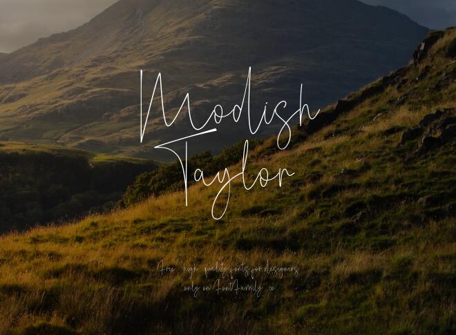 Modish Taylor Font