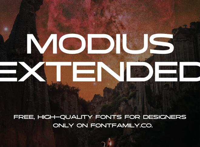 Modius Extended Font
