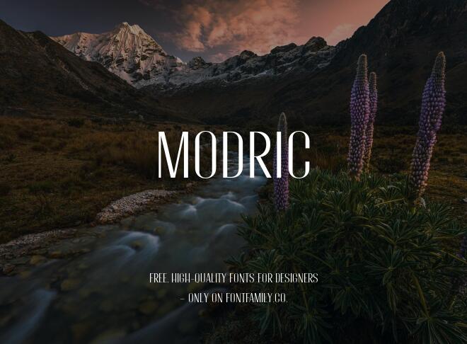 Modric Font