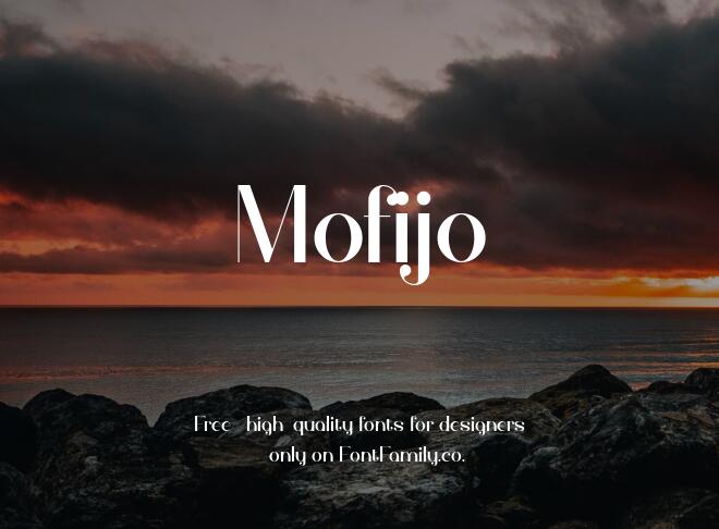 Mofijo Font