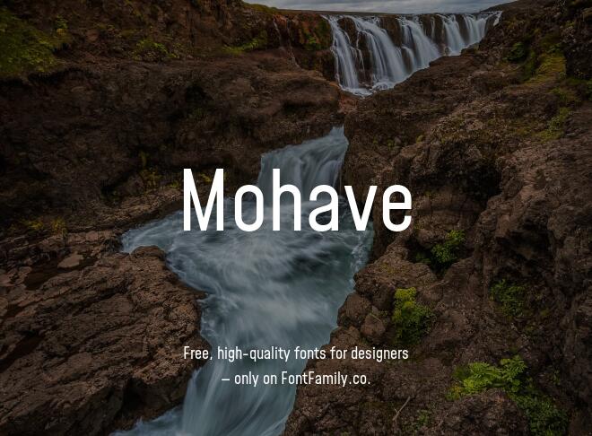 Mohave Font