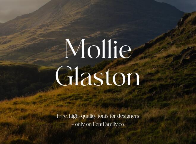 Mollie Glaston Font