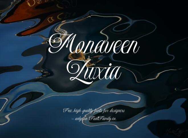 Monaveen Luxia Font