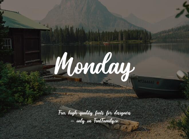 Monday Font