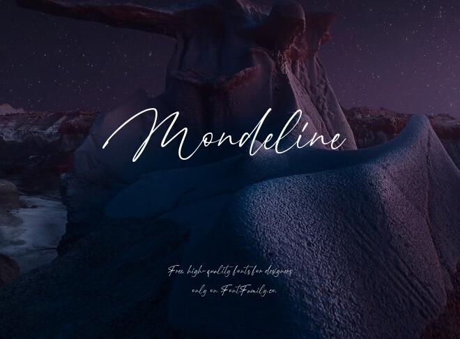 Mondeline Font