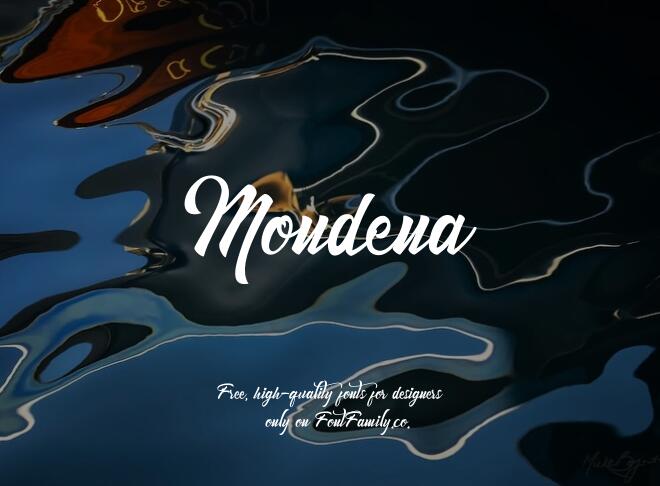 Mondena Font